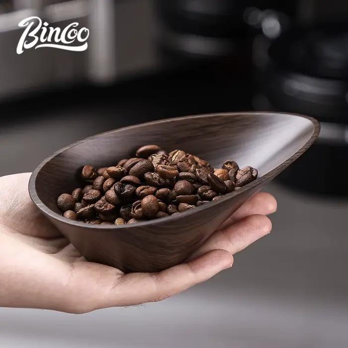 Plateaux à doseur en bois massif Bin Coo pour amateurs de café occasions spéciales moments magiques de café