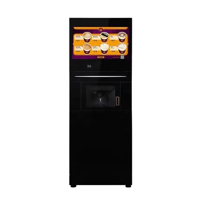 Distributeur automatique de café fraîchement moulu avec système de gestion intelligent Cloud