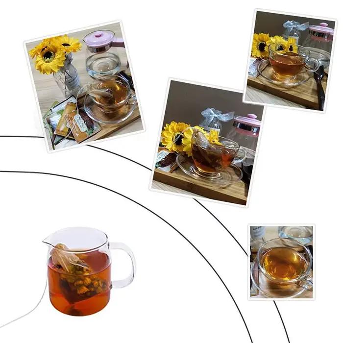 Sachets filtrants à thé jetables pour thé et café en vrac