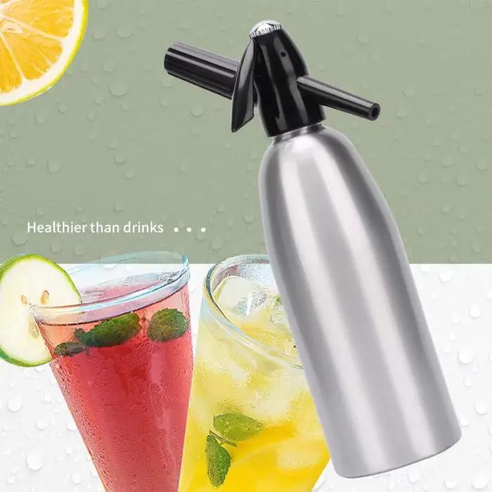 Machine à eau gazeuse 1L Siphon Soda distributeur de CO2 générateur de bulles d'eau Cocktail boissons