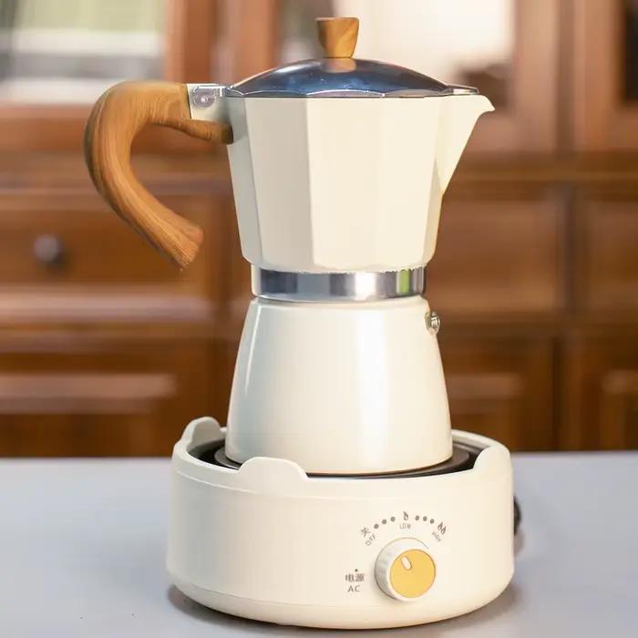 Cafetière moka classique avec poignée