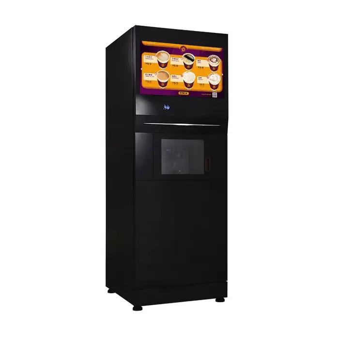 Distributeur automatique de café fraîchement moulu avec système de gestion intelligent Cloud