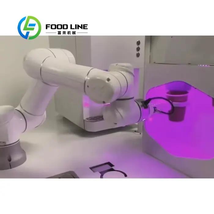 Machine à café intelligente personnalisée avec pince robotisée pour bar