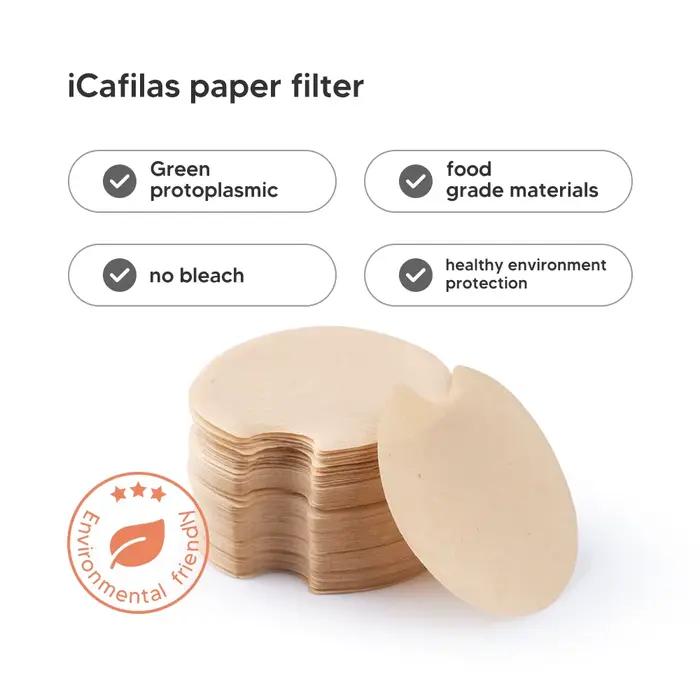 Icafilas-Filtre en papier pour capsules de café