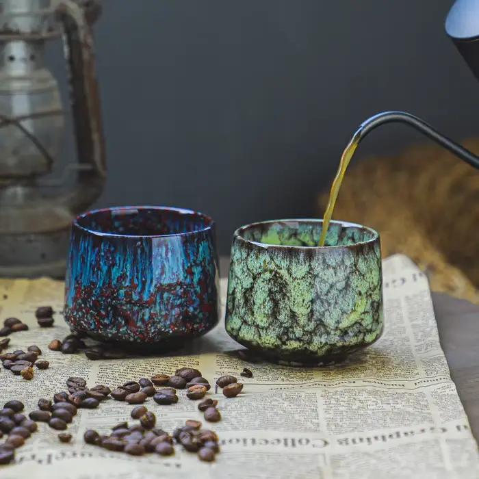 Tasse à café en céramique réactive colorée la plus vendue
