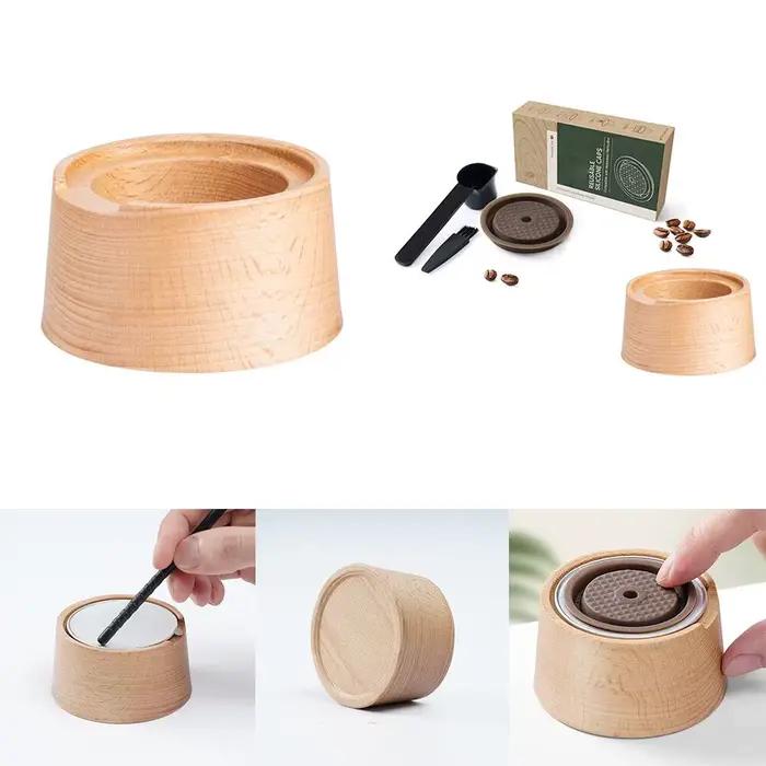 Porte-capsules de café en silicone jetable