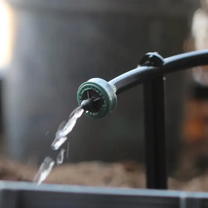 50/100 pièces 2L 4L 8L/H Compensation de pression goutteur 4/7mm perforateur de tuyau système d'irrigation de pelouse de jardin agricole débit stable