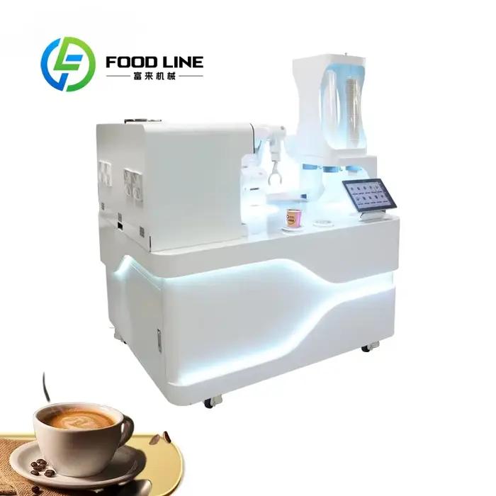 Kiosque de café robotisé intelligent personnalisé