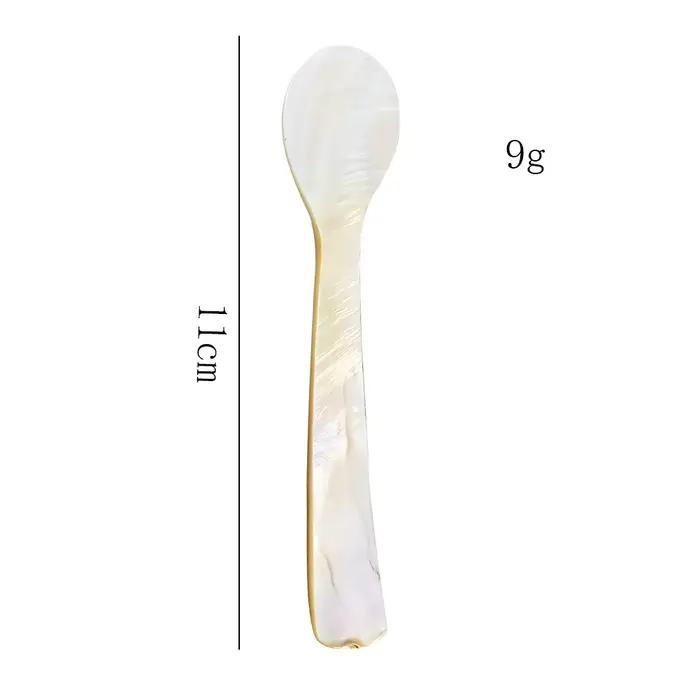 Cuillère à Dessert en nacre naturelle de 11CM