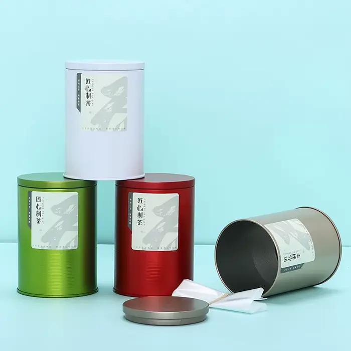 Boîtes de Thé Scellées en Fer Blanc