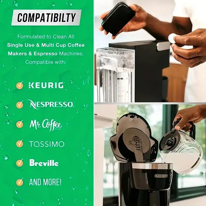 Comprimés de nettoyage de Machine à café avec 30 pièces d'agent détartrage