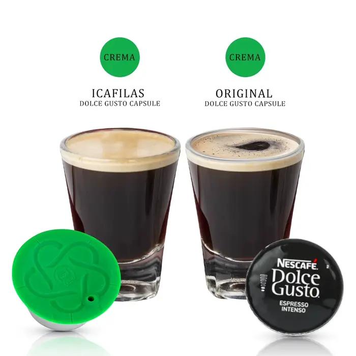 Icafilas-Capsules de café réutilisables pour Dolce Gusto