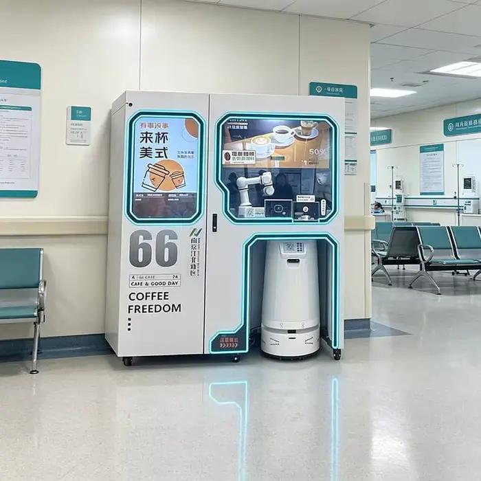Bras robotisé pour café de qualité supérieure