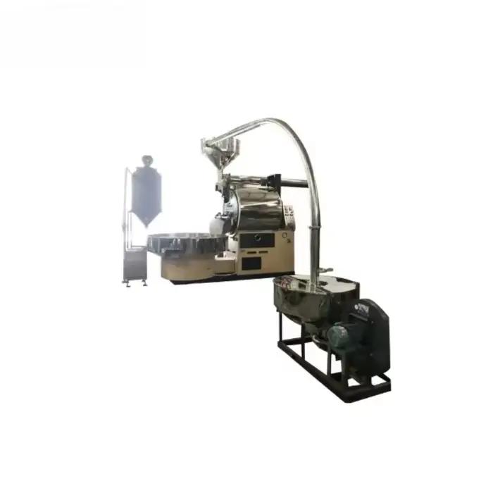 Torréfacteur industriel personnalisé en acier inoxydable pour la torréfaction commerciale de café avec fonction de réglage de la chaleur et capacité de chargement allant jusqu'à 62kg