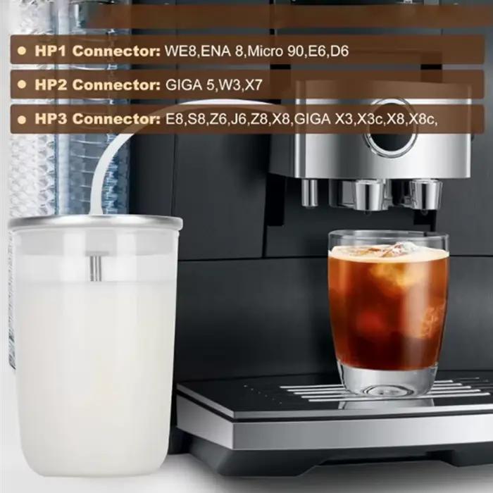 A55X-pour Yourui Jura Machine à café verre Transparent tasse de lait accessoires