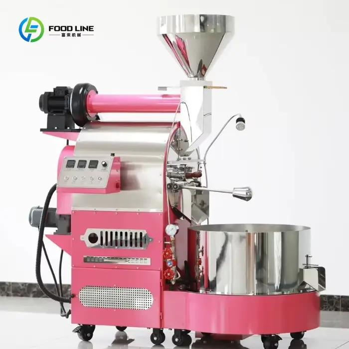 Machine à torréfier les grains de café commerciale personnalisée de 15 kg