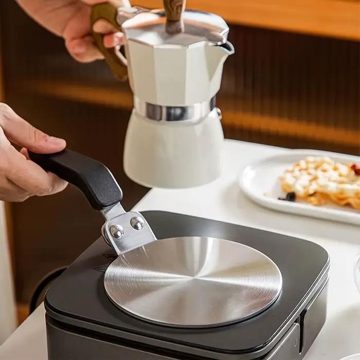Convient pour Bialetti Moka cuisinière à Induction adaptateur de disque de Diffusion chaude Machine à café