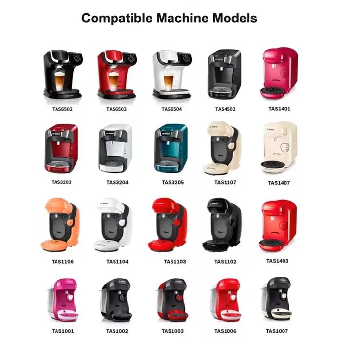 Icafilas pour Bosch Tassimo Capsule de café réutilisable 60/180/200/220 ML dosette