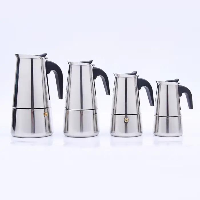 Cafetière Moka en acier inoxydable de qualité supérieure