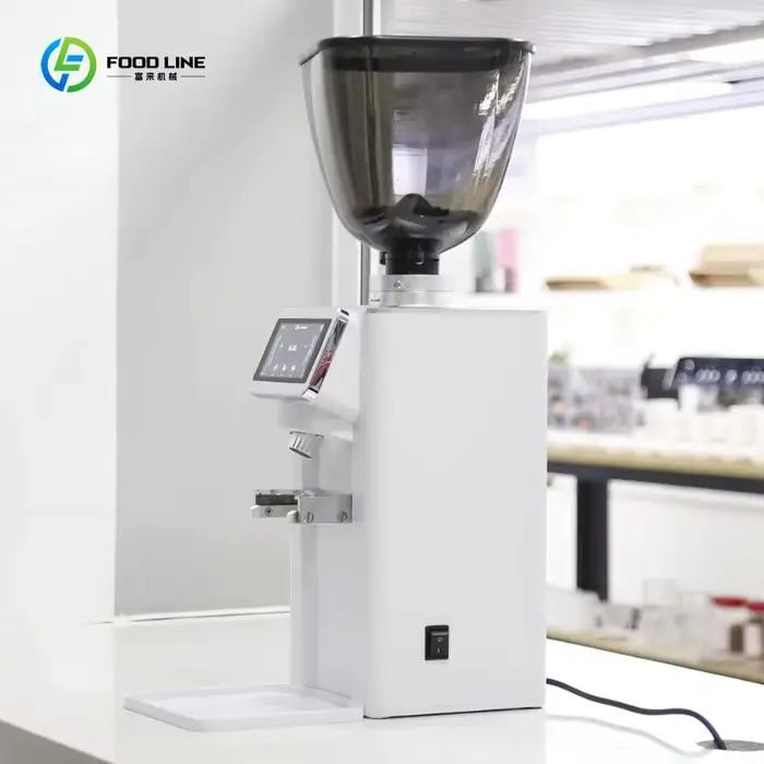 Machine à café et à thé électrique personnalisée de 84 mm avec grand écran tactile de 4
