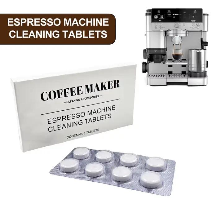Lot de 8 comprimés nettoyants et détartrants pour machine à café