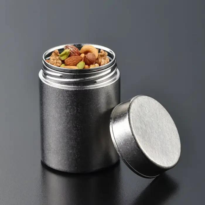 Boîte à thé Portable en titane pur