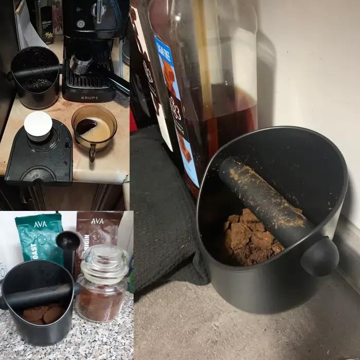 Boîte à café antidérapante
