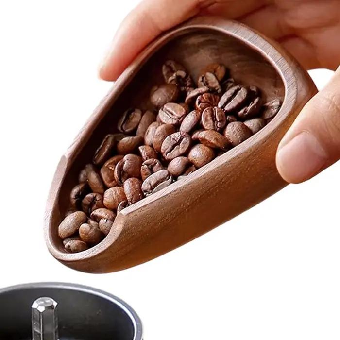 Plateaux à doseur de grains de café en bois massif