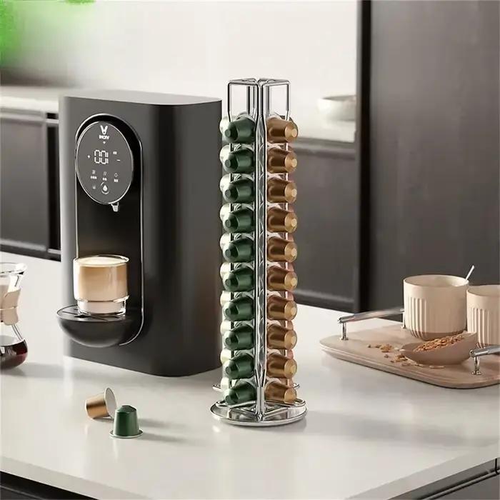 360 ° Porte-capsules rotatif pour café Nespresso Dolce Gusto