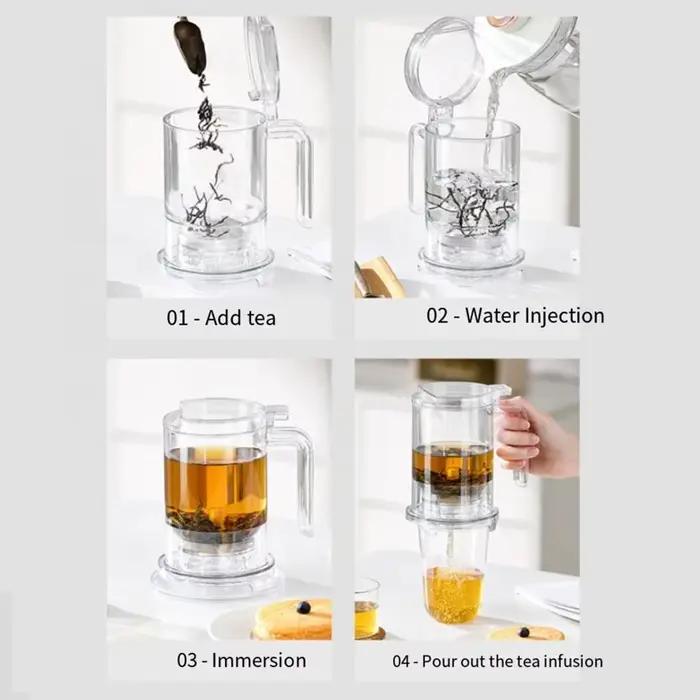 Tasse à thé avec infuseur et couvercle