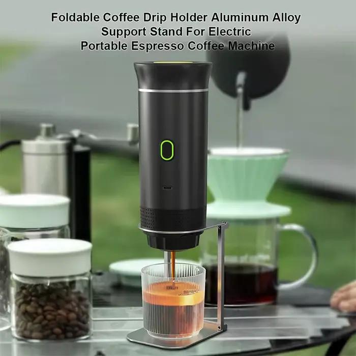 Support à café pratique et rétractable avec base