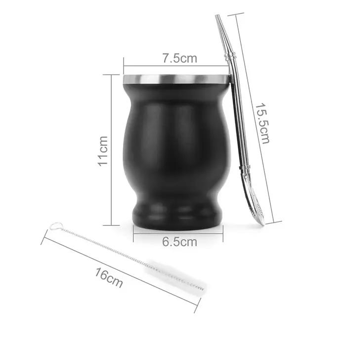 Tasse Yerba Mate en acier inoxydable 304