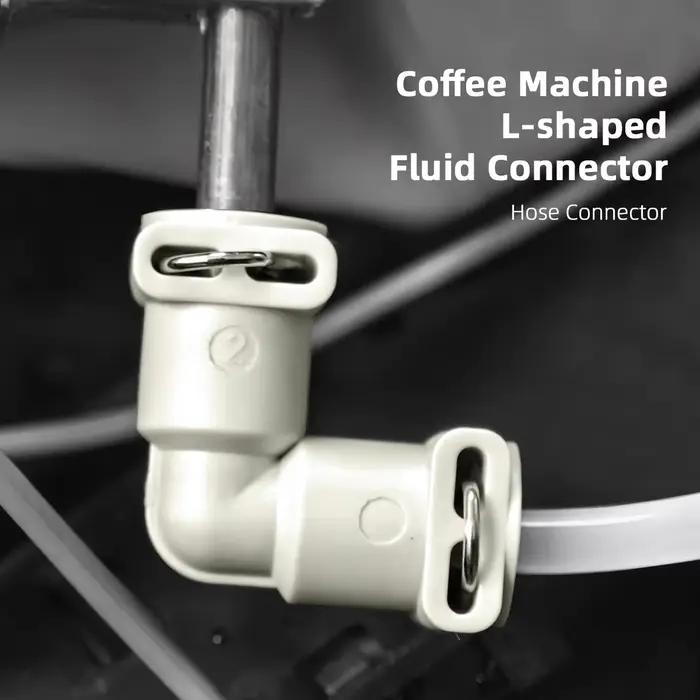 Connecteur de liquide en forme de L pour Machine à café