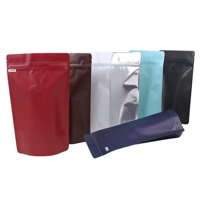 Sacs d'emballage StoBag 20 pièces 250g avec valve scellée en aluminium pour le stockage de café et autres aliments en poudre pour usage domestique et professionnel