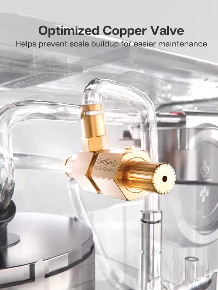 Machine à café espresso HiBREW 20Bar avec réglage de température pour café chaud ou froid pour maison et cuisine occasions spéciales