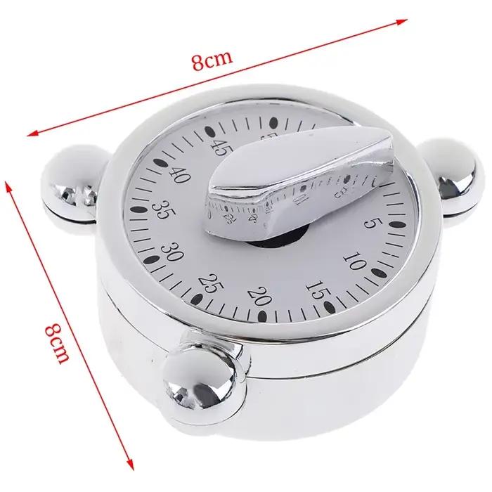 Réveil mécanique de rappel de cuisson de 60 minutes pour la minuterie de compte à rebours de cuisine