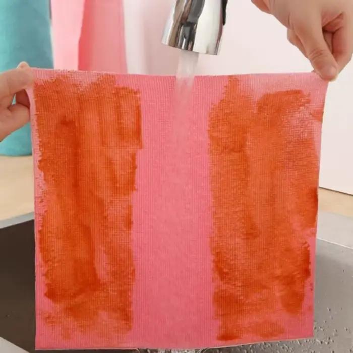 Lingettes de nettoyage réutilisables