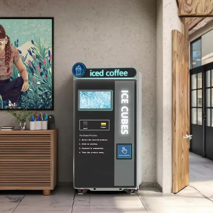 Distributeur automatique de boissons chaudes : café, chocolat chaud, lait