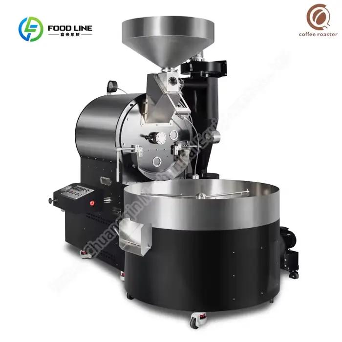 Machine torréfacteur à tambour de 5kg, acier inoxydable 304, contrôle de température, adapté aux usages commerciaux et domestiques, café artisanal