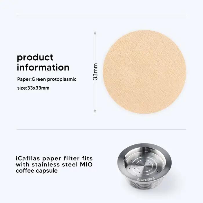 Capsules de café réutilisables en acier inoxydable pour machine Lavazza a mio, avec filtres pour une richesse de goût, disponible en plusieurs couleurs