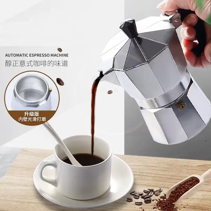 Cafetière en alliage 50ml 100ml, percolateur à expresso, Pot moka