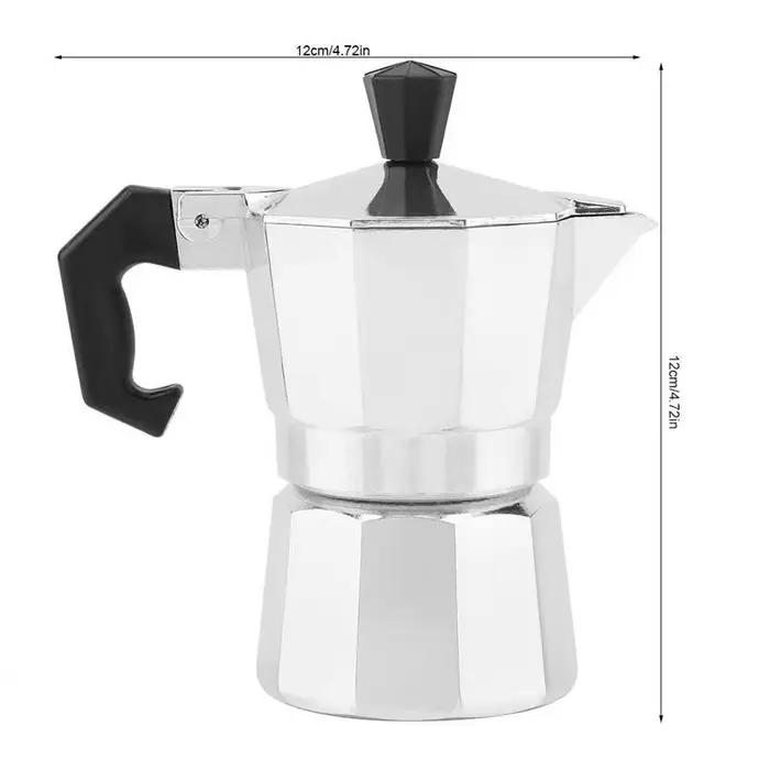 Cafetière à moka de type italien en aluminium