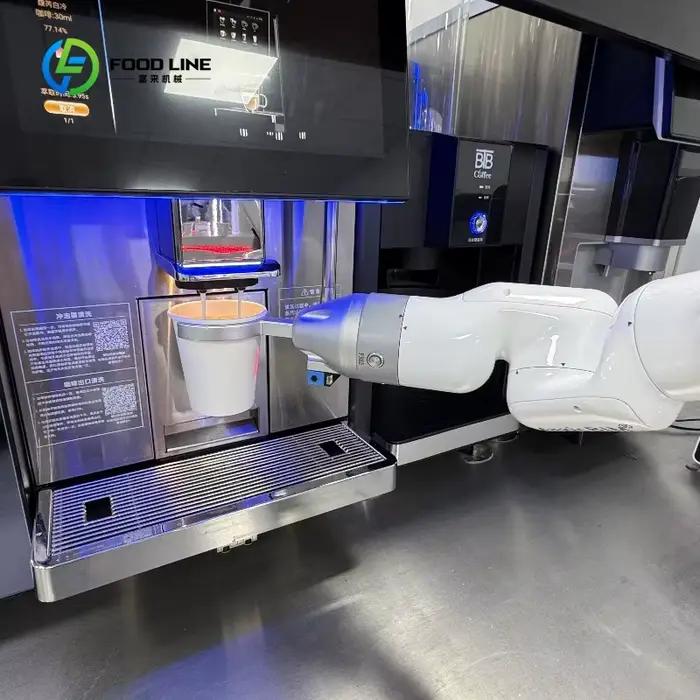 Robot de café commercial personnalisé