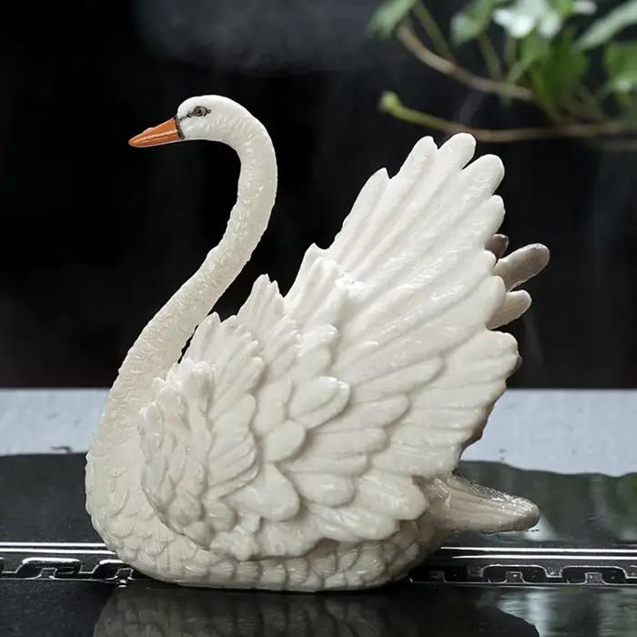 Assiette à thé en céramique style Chine-Chic avec figurine crapaud doré PiXiu pour cérémonie du thé occasions spéciales à offrir