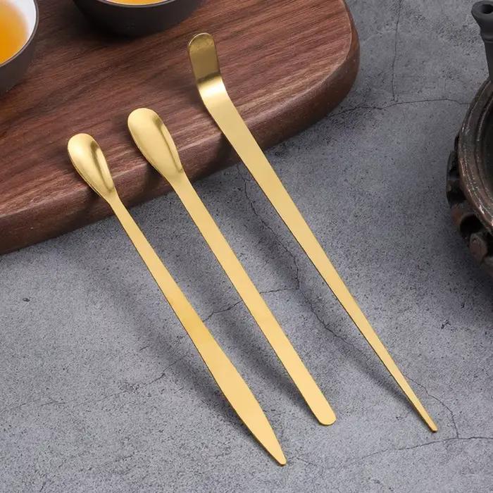 Bâtons de thé en acier inoxydable élégants pour la cérémonie du thé occasions spéciales et tous les jours occasions de dégustation de thé momentos de reflexión personales momentos de café pauses sophistiquées à offrir