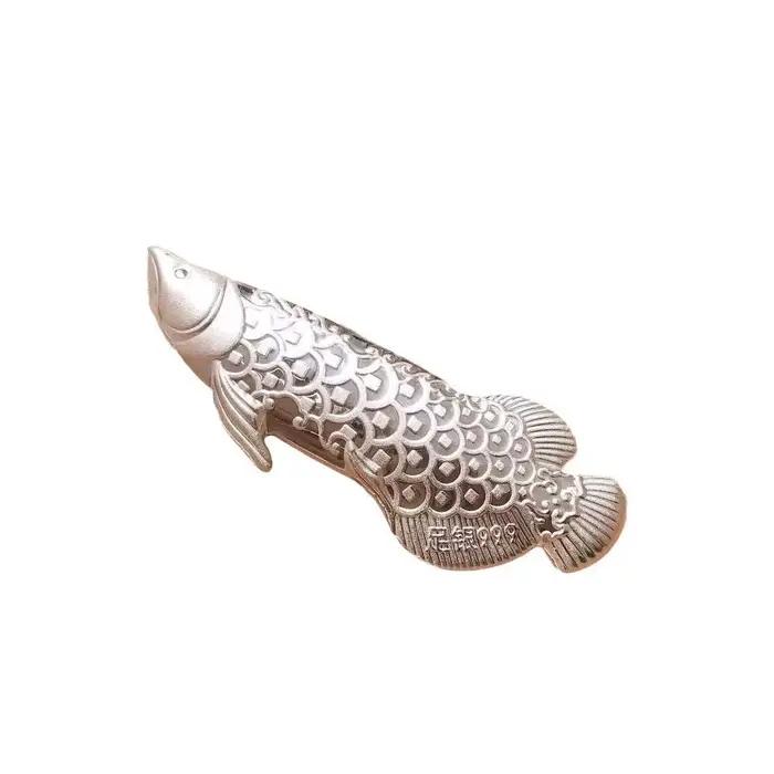 1/3 pièces Outil de préparation du thé argenté, Accessoires de cérémonie du thé, Figurines de thé, e
