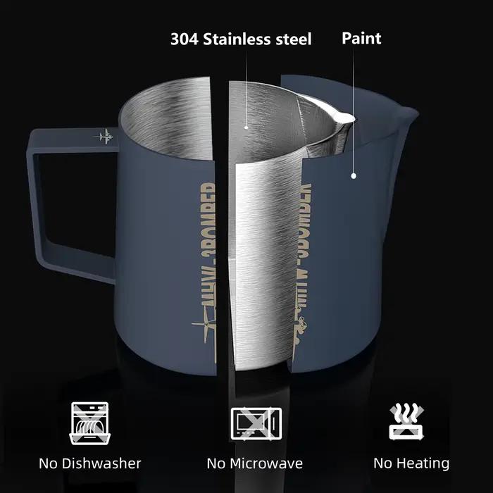 MHW 3 bombardier 400/700ml pichet à mousse de lait tasse à vapeur grande capacité pichet à mousse de