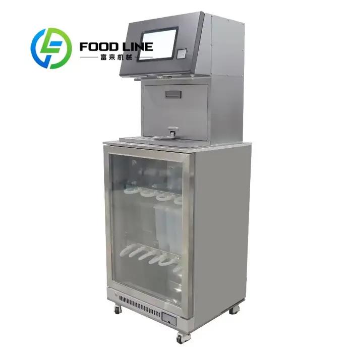 Machine à Boissons Intelligente pour Bubble Tea, Machine à Sirop de Thé Boba, Machine à Thé Frais Mu