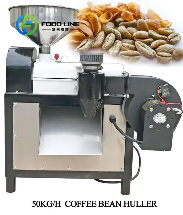 Machine à décortiquer les fèves de cacao 50 kg/h à 800 kg/h pour usine de café, équipement de traite