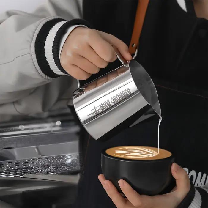 MHW 3 bombardier 400/700ml pichet à mousse de lait tasse à vapeur grande capacité pichet à mousse de